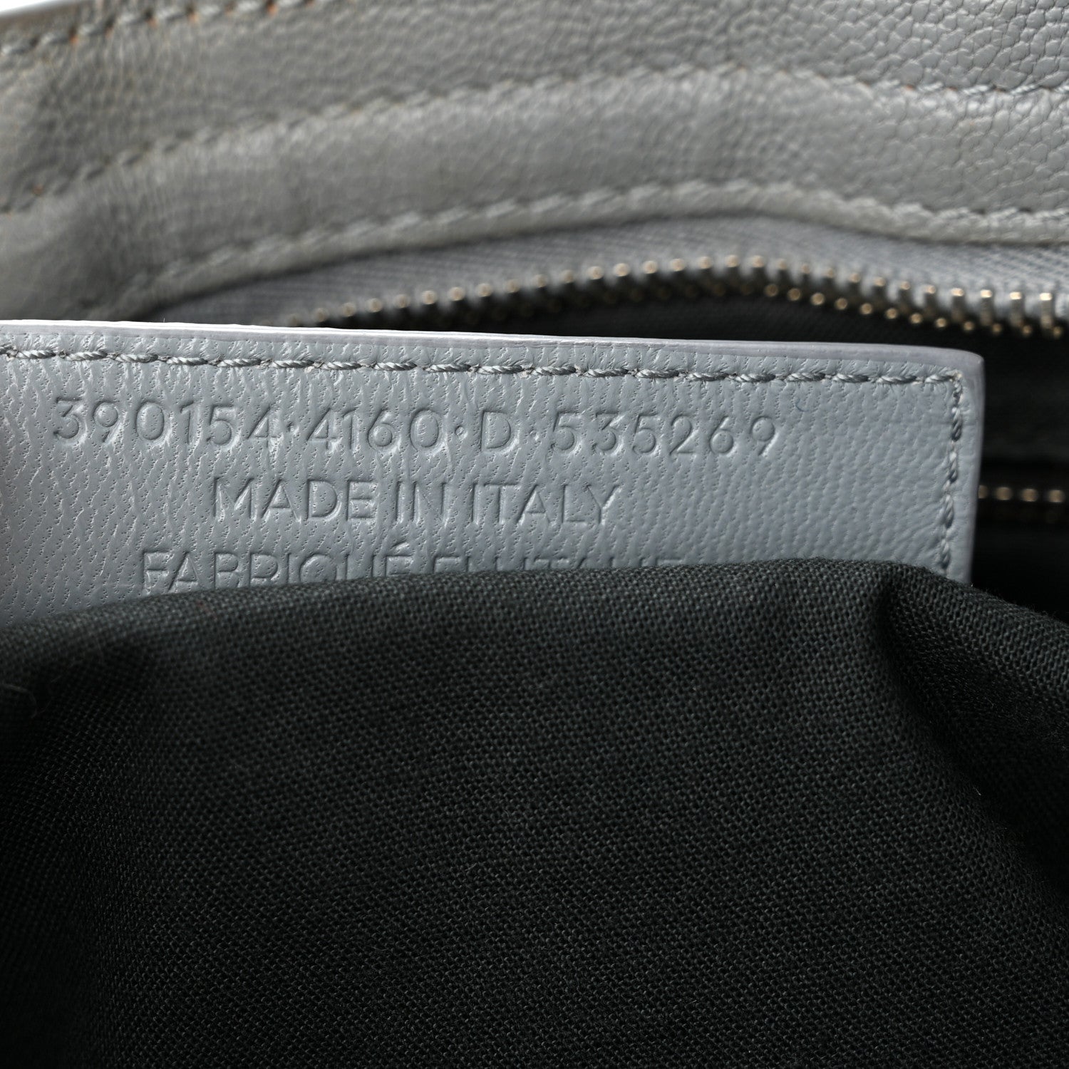 Balenciaga Chevre Silver Metallic Edge Hardware City Bleu Acier 7 of 14