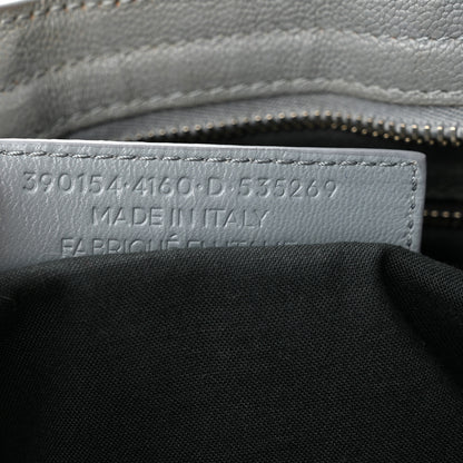 Balenciaga Chevre Silver Metallic Edge Hardware City Bleu Acier 7 of 14