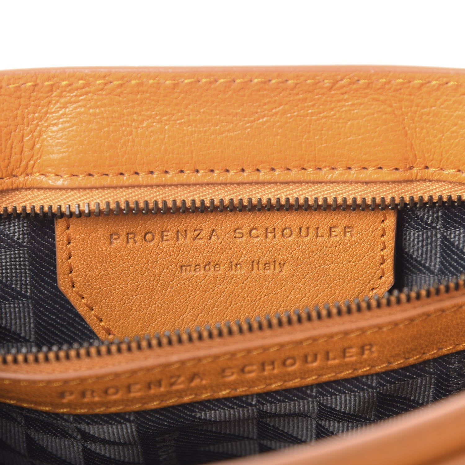Proenza Schouler Lambskin PS1 Pochette Clutch Saffron 9 of 10