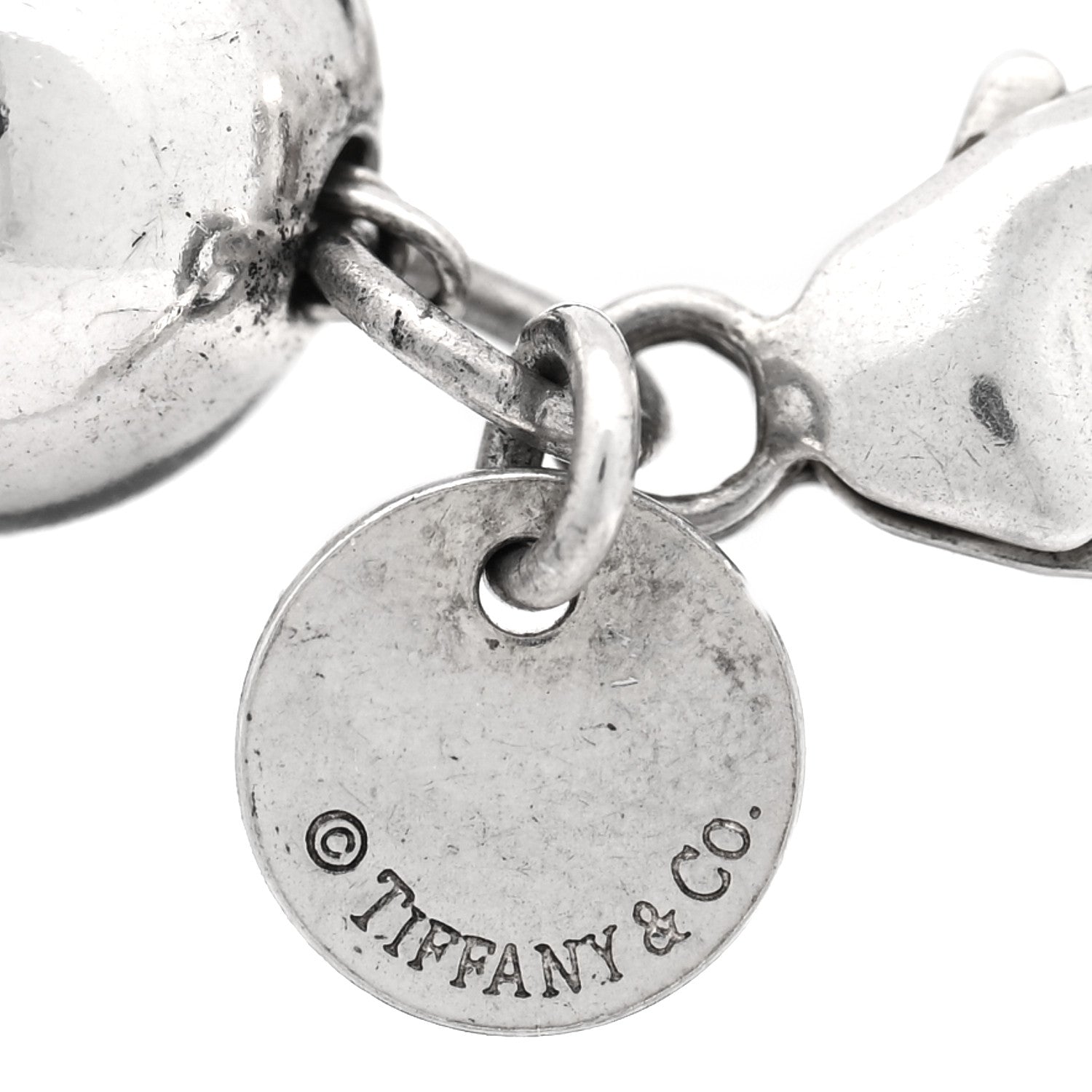 Tiffany Sterling Silver 10mm HardWear Ball Bracelet 3 of 4