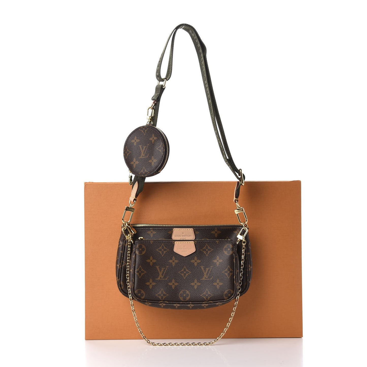 Monogram Multi Pochette Accessories Kaki