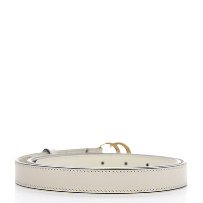 Gucci Calfskin Double G 20mm Belt 90 36 Mystic White 2 of 6