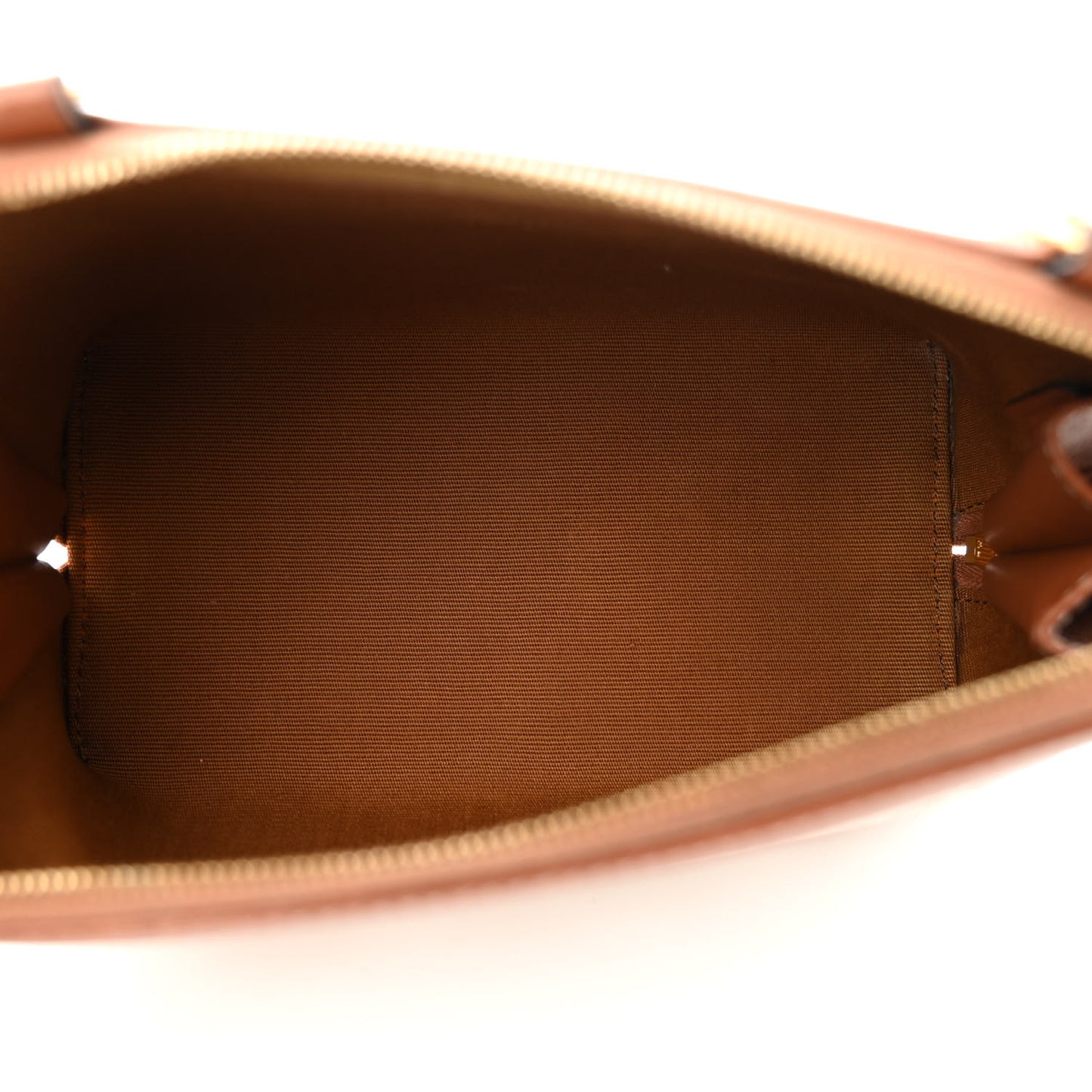 Lambskin Triomphe Canvas Clutch With Chain White Tan