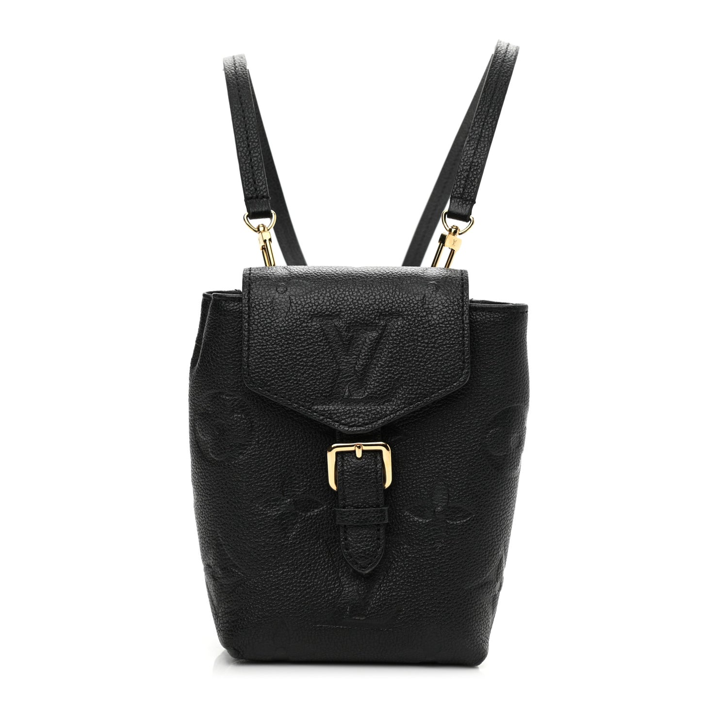 Empreinte Monogram Giant Tiny Backpack Black