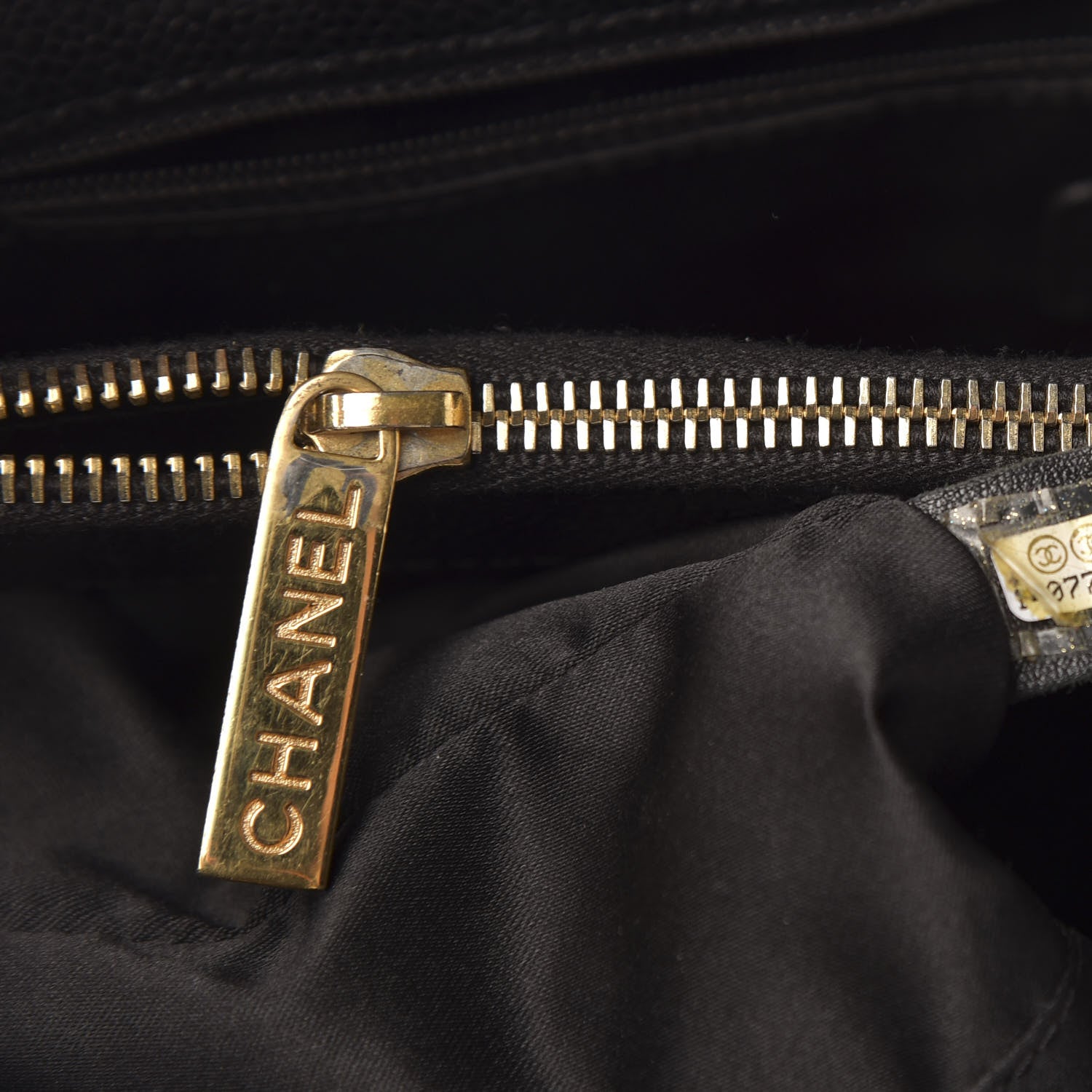 Chanel Caviar Quilted Grand Shopping Tote GST Black 7 of 13