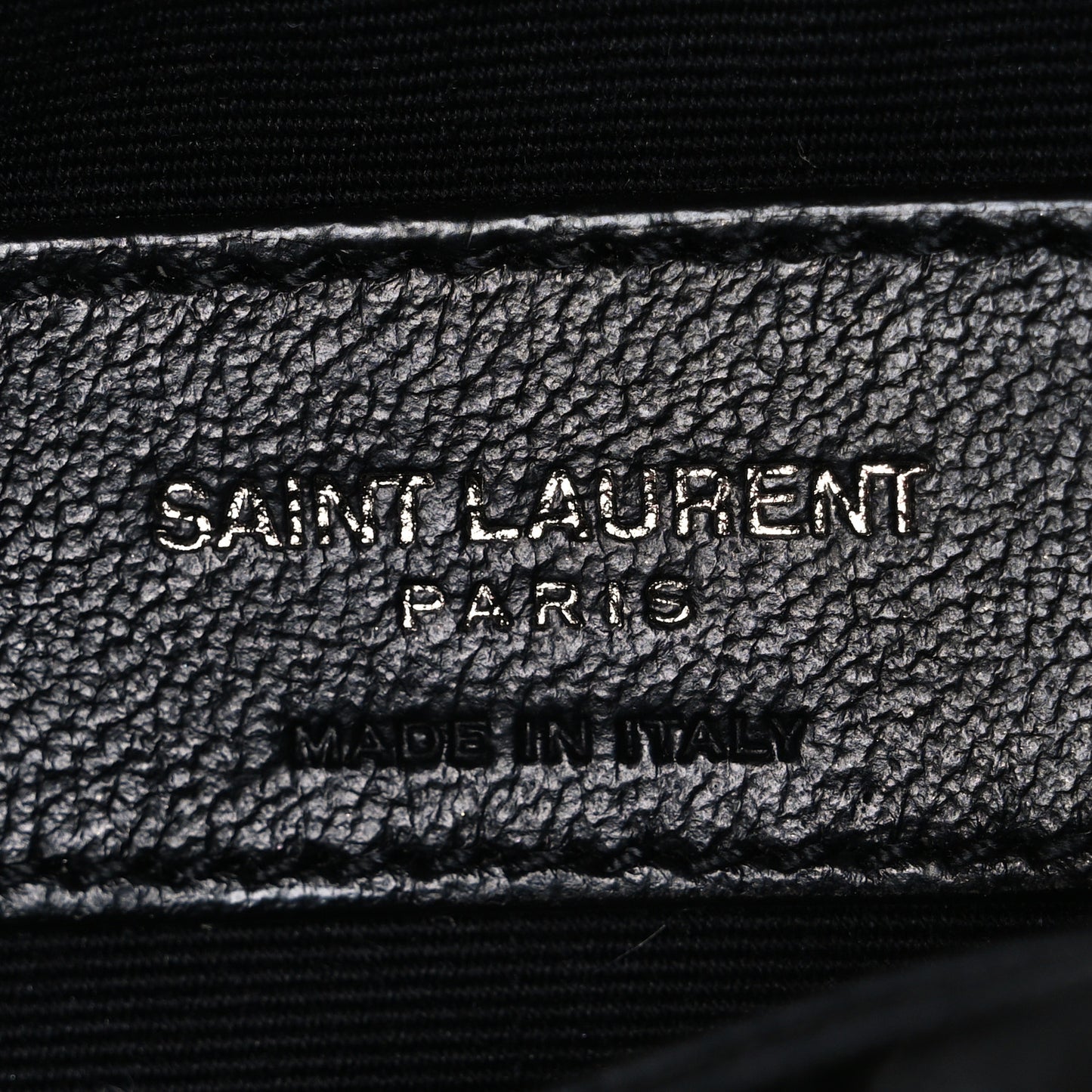 Crinkled Calfskin Matelasse Monogram Niki Chain Wallet Black