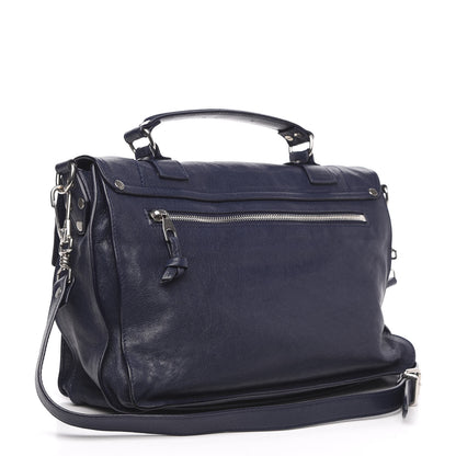 Proenza Schouler Lambskin Medium PS1 Satchel Midnight 3 of 9
