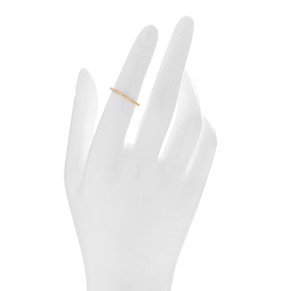Tiffany 18K Yellow Gold Diamond Metro Band Ring 50 5.5 2 of 4
