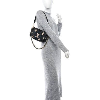 Louis Vuitton Empreinte Monogram Giant Multi Pochette Accessories Black Beige 2 of 11