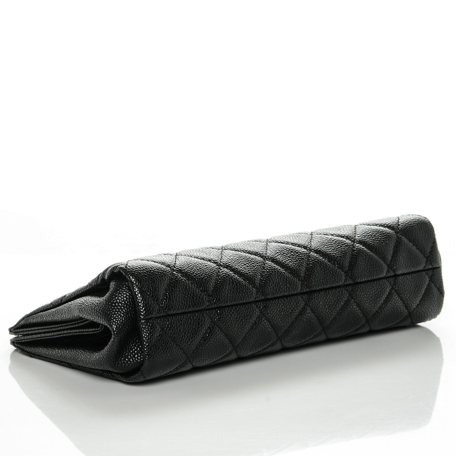 Chanel Caviar Quilted CC Large Clutch Black 4 of 7