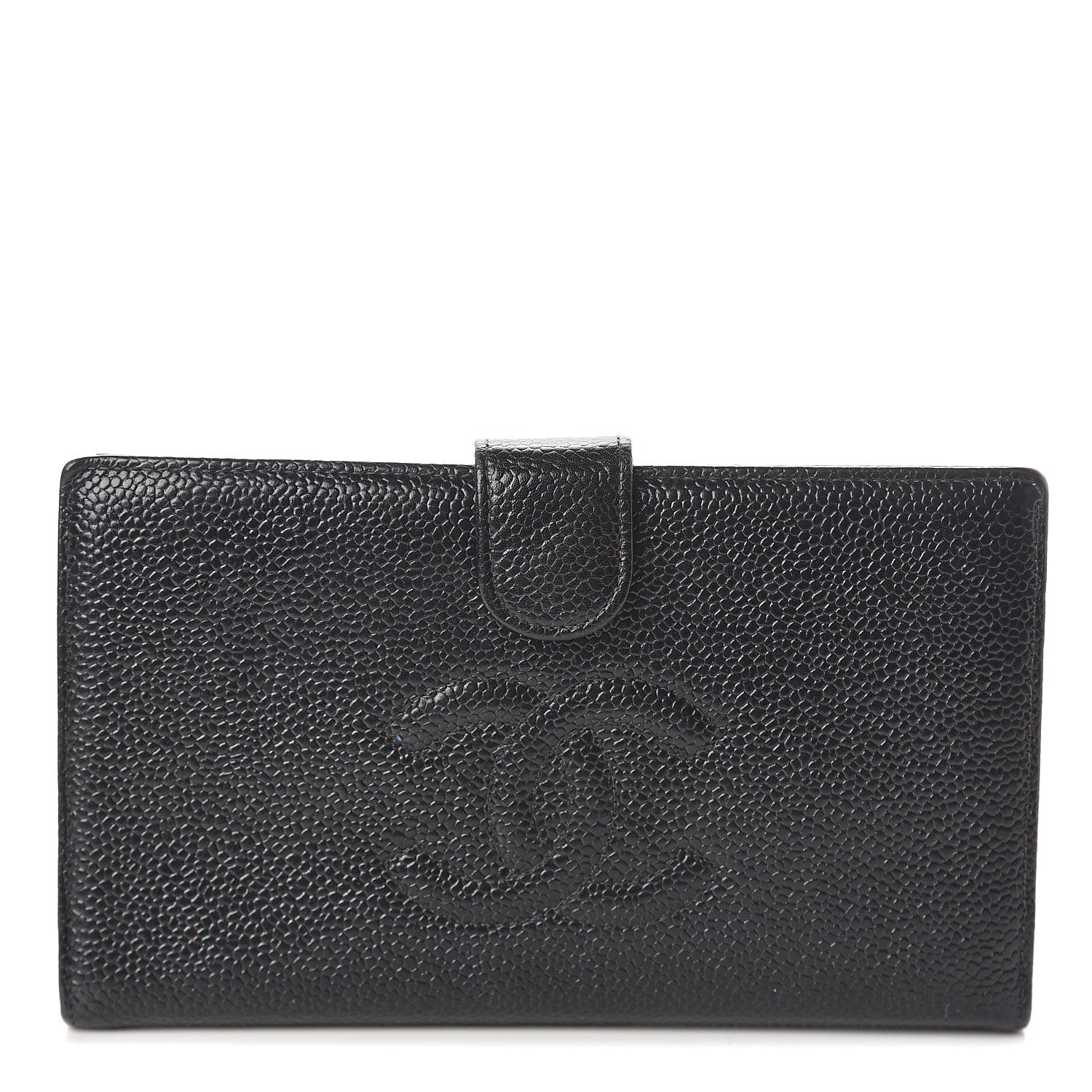 Chanel Caviar Timeless CC French Wallet Black 1 of 5