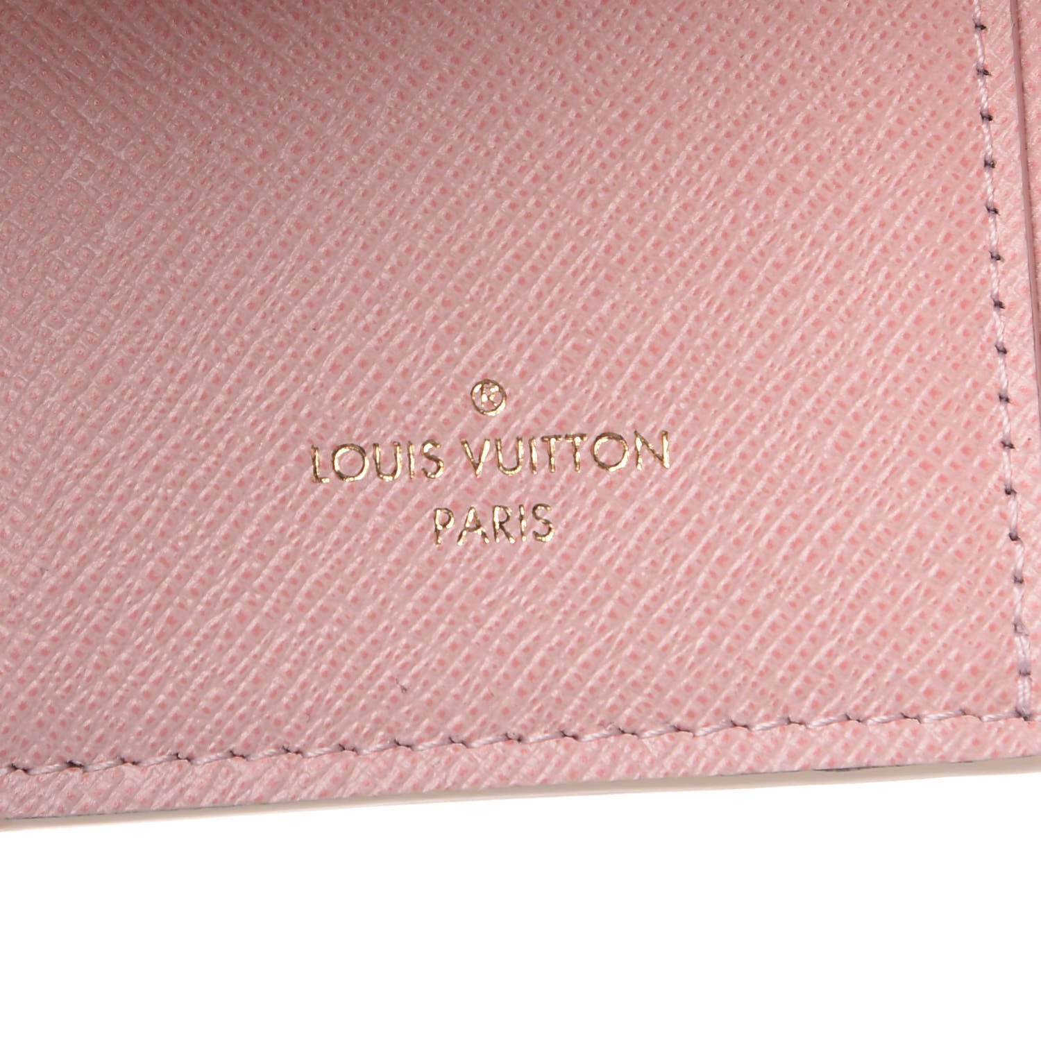 Louis Vuitton Damier Azur Victorine Wallet Rose Ballerine 6 of 7
