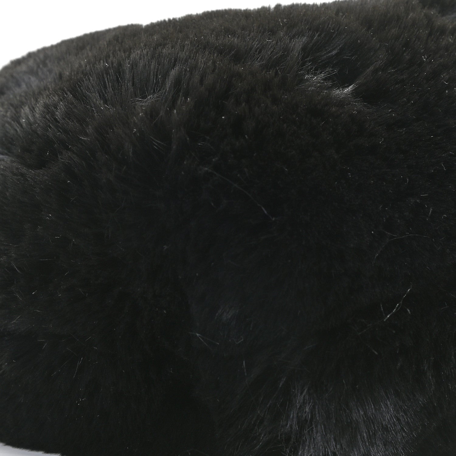 Jimmy Choo Faux Fur Bucket Bag Black 9 of 9