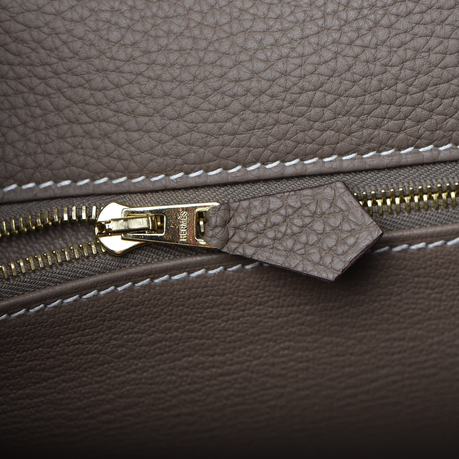 Hermes Togo Kelly Retourne 32 Etoupe 18 of 30