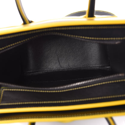 Celine Satin Calfskin Nano Debossed Luggage Black 5 of 11