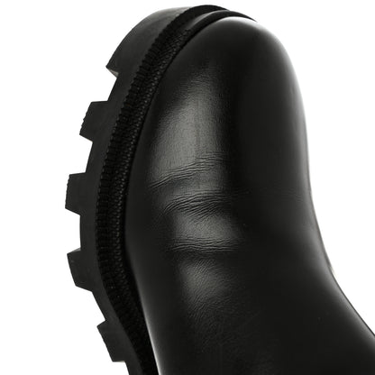 Gucci Calfskin Crystal GG Trip Chelsea Ankle Boots 39.5 Black 10 of 15