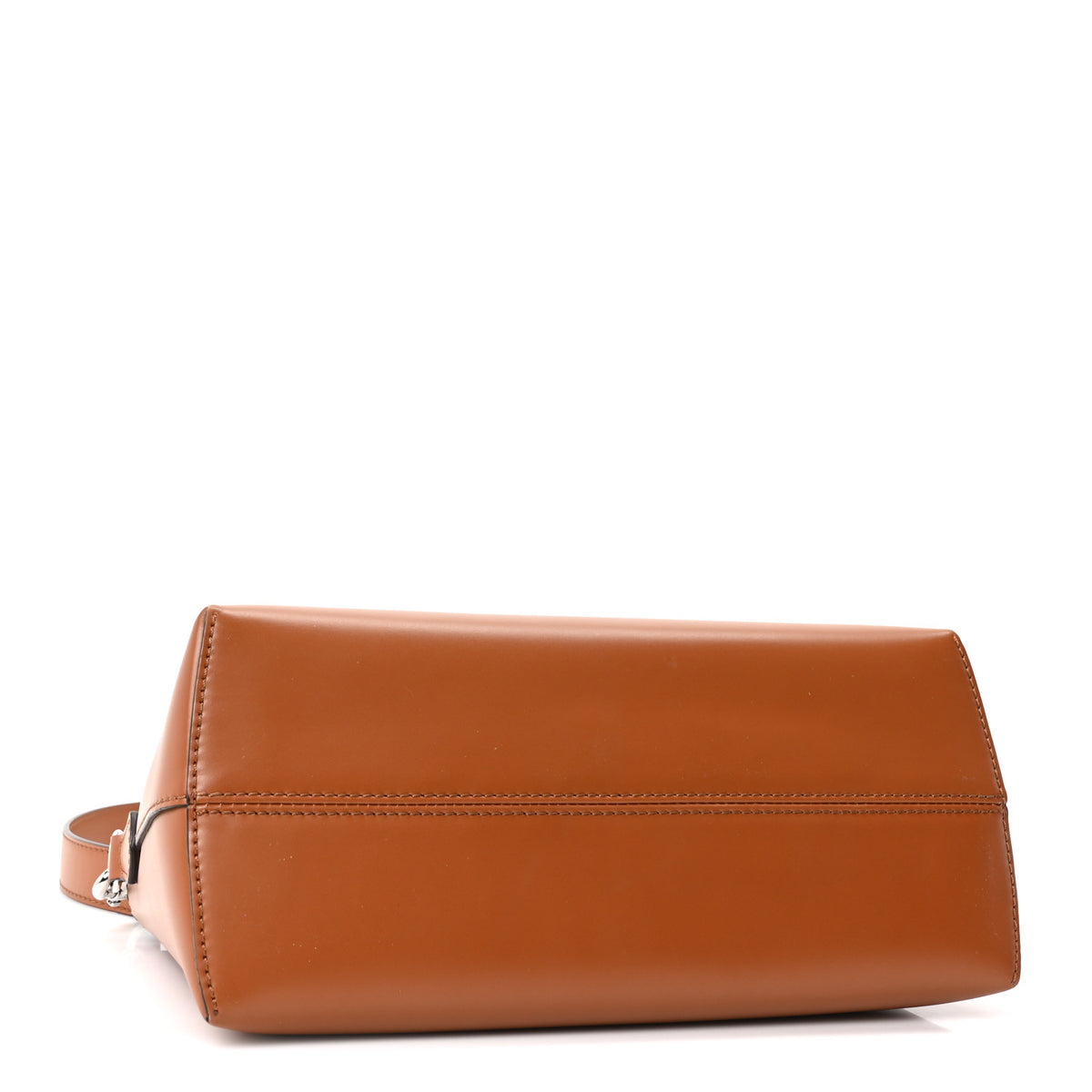 Vitello King Logo Embossed Medium By The Way Boston Bag Cuoio