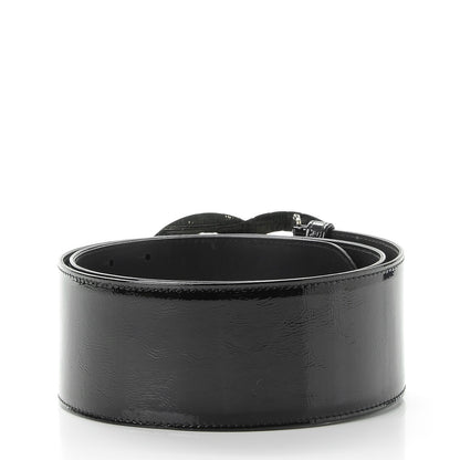 Chanel Patent Calfskin CC Wide Belt 90 36 Black 3 of 9