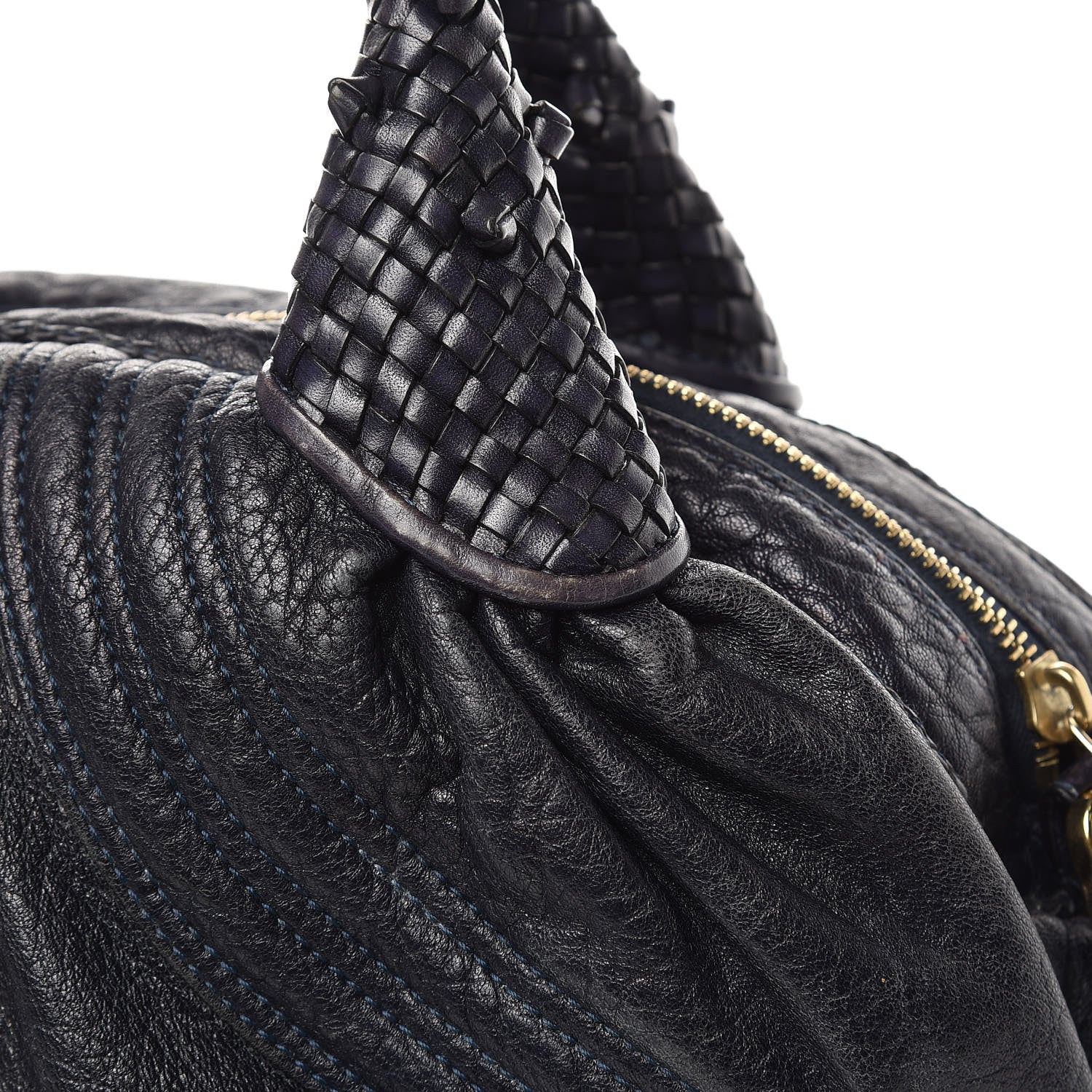 Fendi Nappa Nuvolata Spy Bowler Blueberry 11 of 13