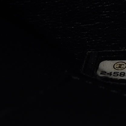 Chanel Caviar Lizard Quilted Medium Coco Handle Flap Black 7 of 11