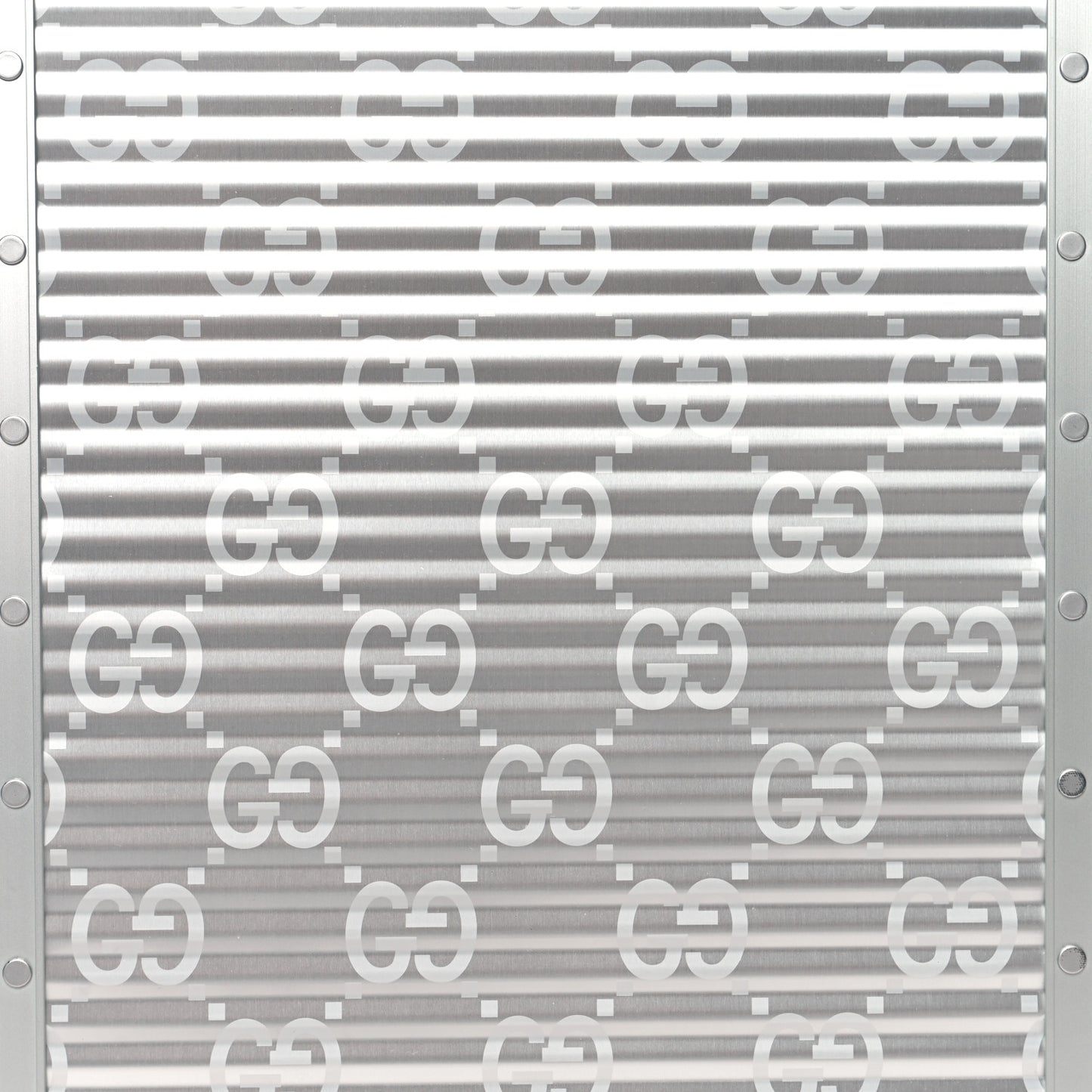 Aluminum GG Monogram Porter Cabin Plus Trolley Rosso