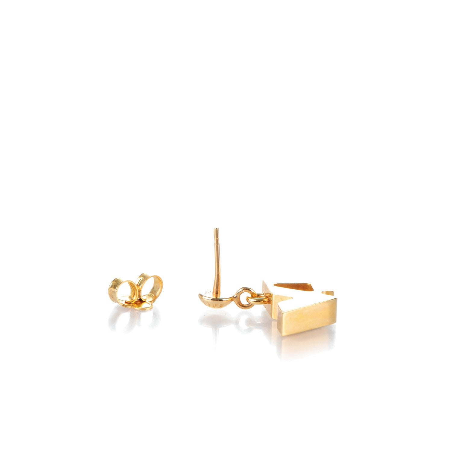 Louis Vuitton Swarovski Crystal Love Letters Earrings GM Set of 3 4 of 6