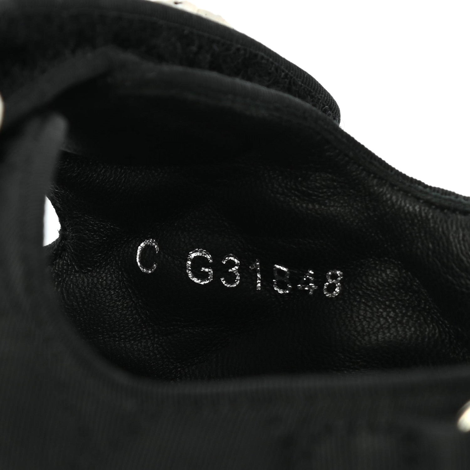 Chanel Fabric Velcro Dad Sandals 40 Black 9 of 9
