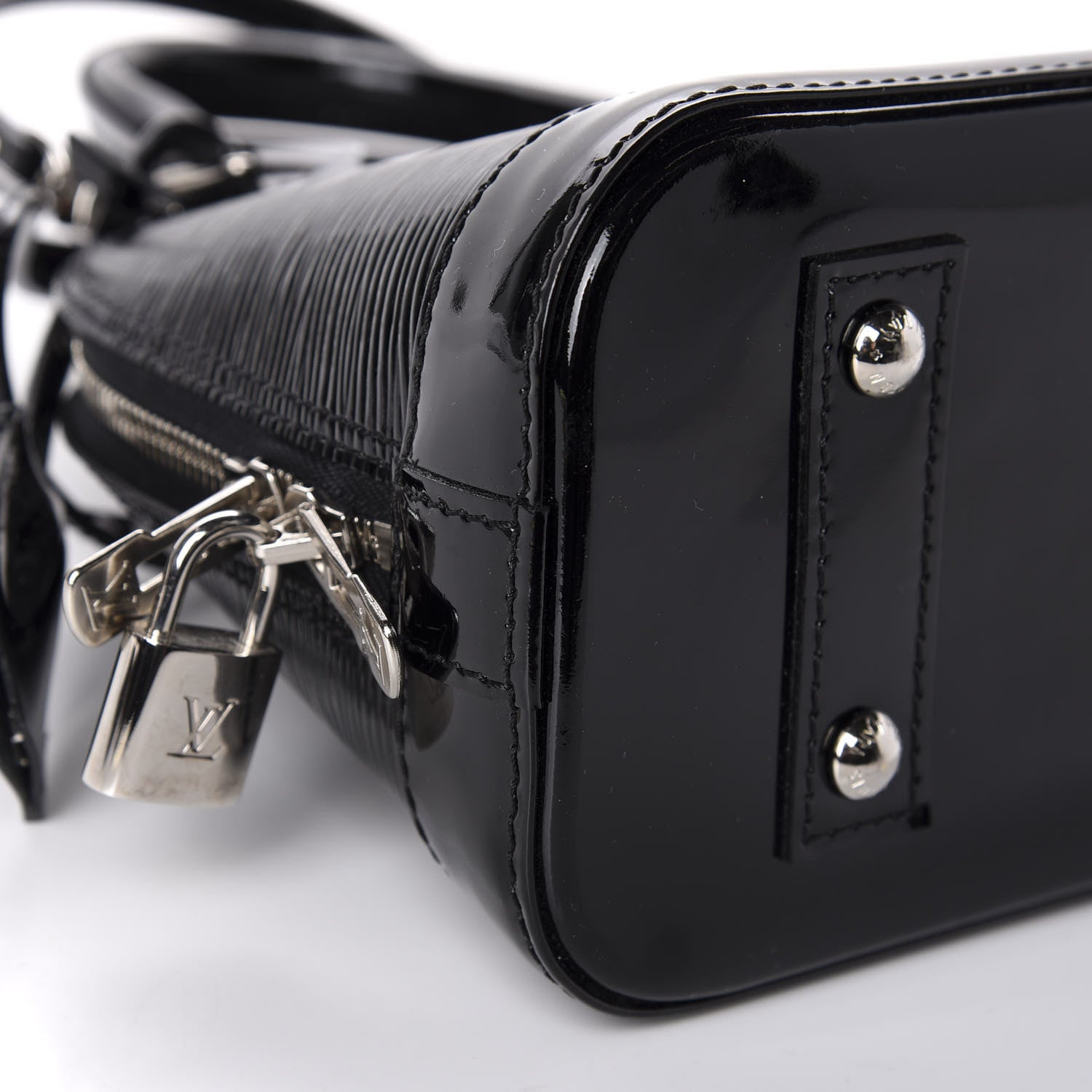 Louis Vuitton Epi Electric Alma BB Black 7 of 10