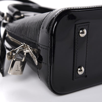 Louis Vuitton Epi Electric Alma BB Black 7 of 10