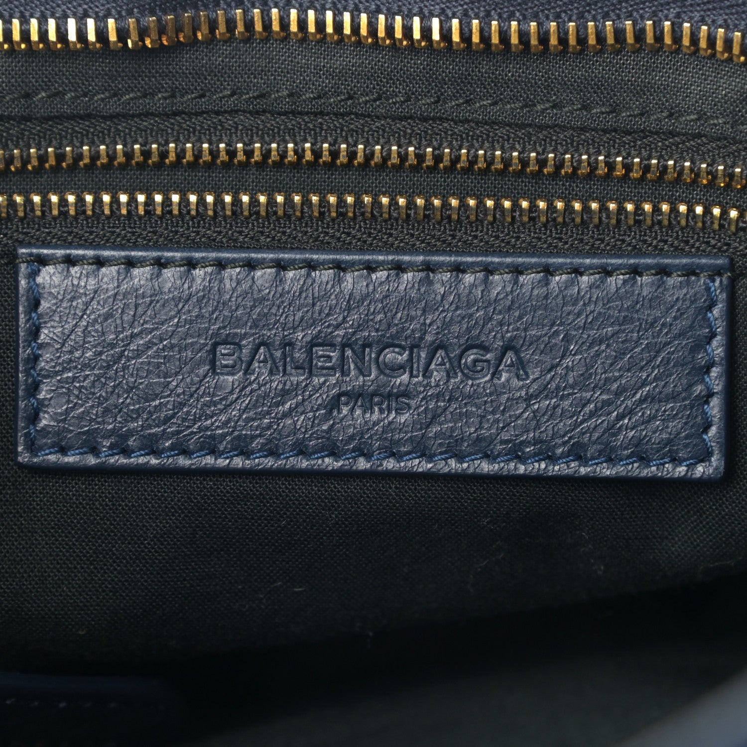 Balenciaga Agneau Giant 12 Gold Hardware City Bleu Obscur 6 of 13