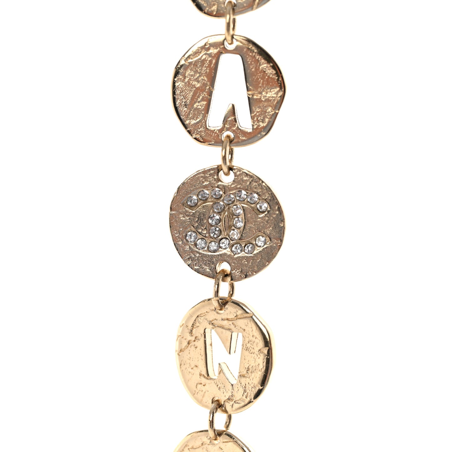 Pearl Papyrus Long Necklace Gold Pearly White Gold