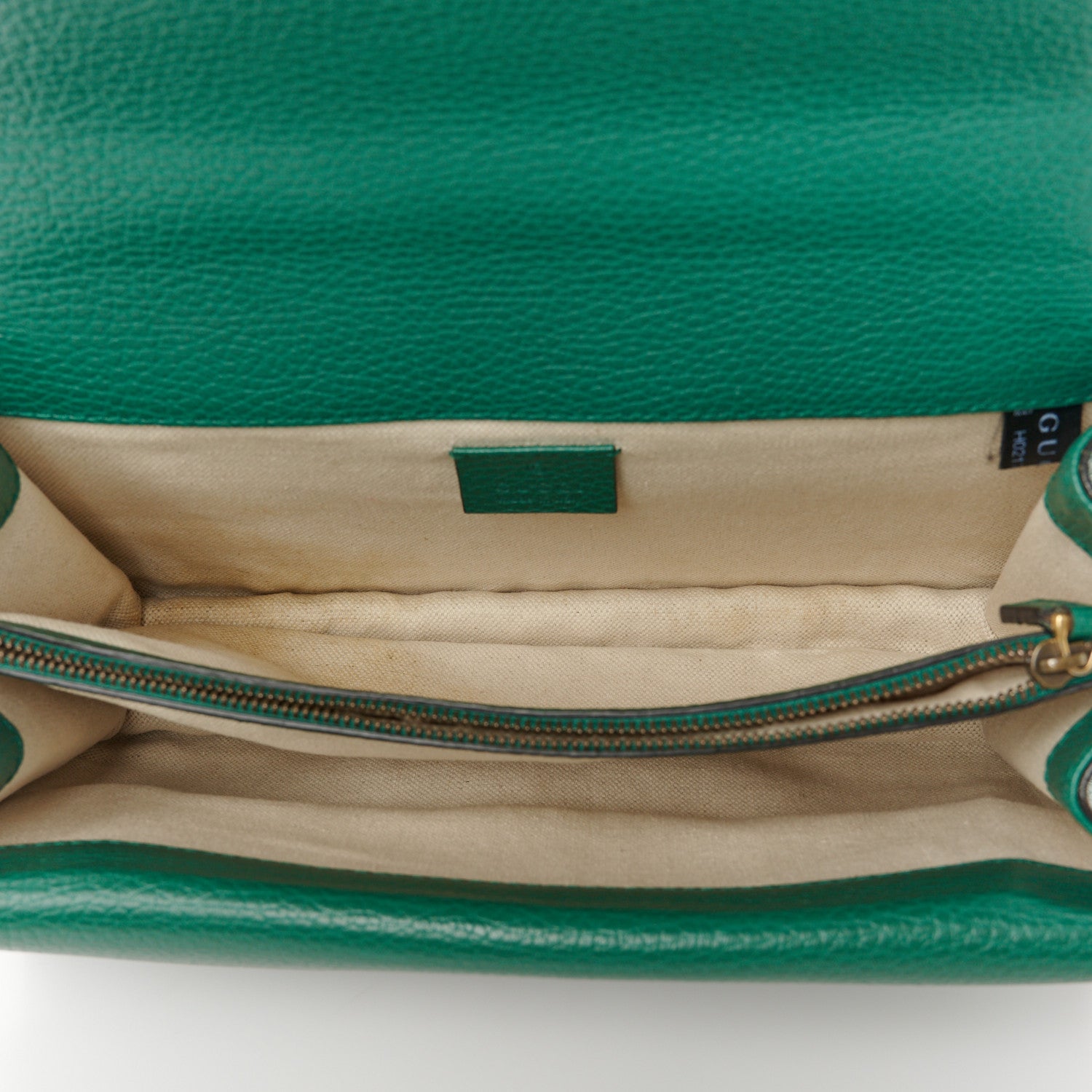 Gucci Pebbled Calfskin Small Dionysus Shoulder Bag Emerald 5 of 11
