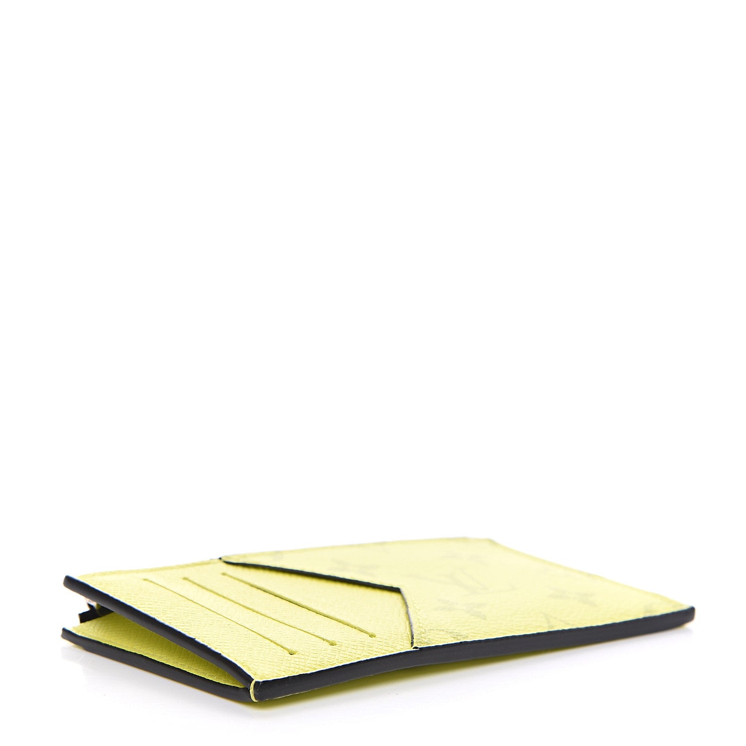 Louis Vuitton Monogram Taiga Coin Card Holder Yellow 3 of 6