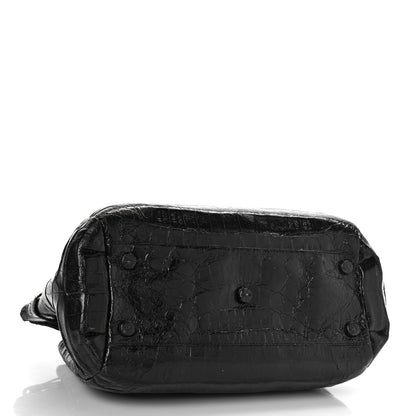Nancy Gonzalez Crocodile Cristina Satchel Black 4 of 10