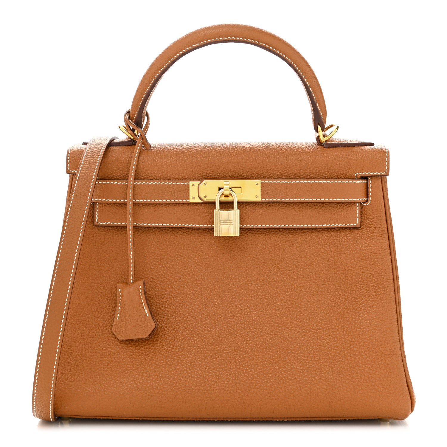 Hermes Togo Kelly Retourne 28 Gold 1 of 12
