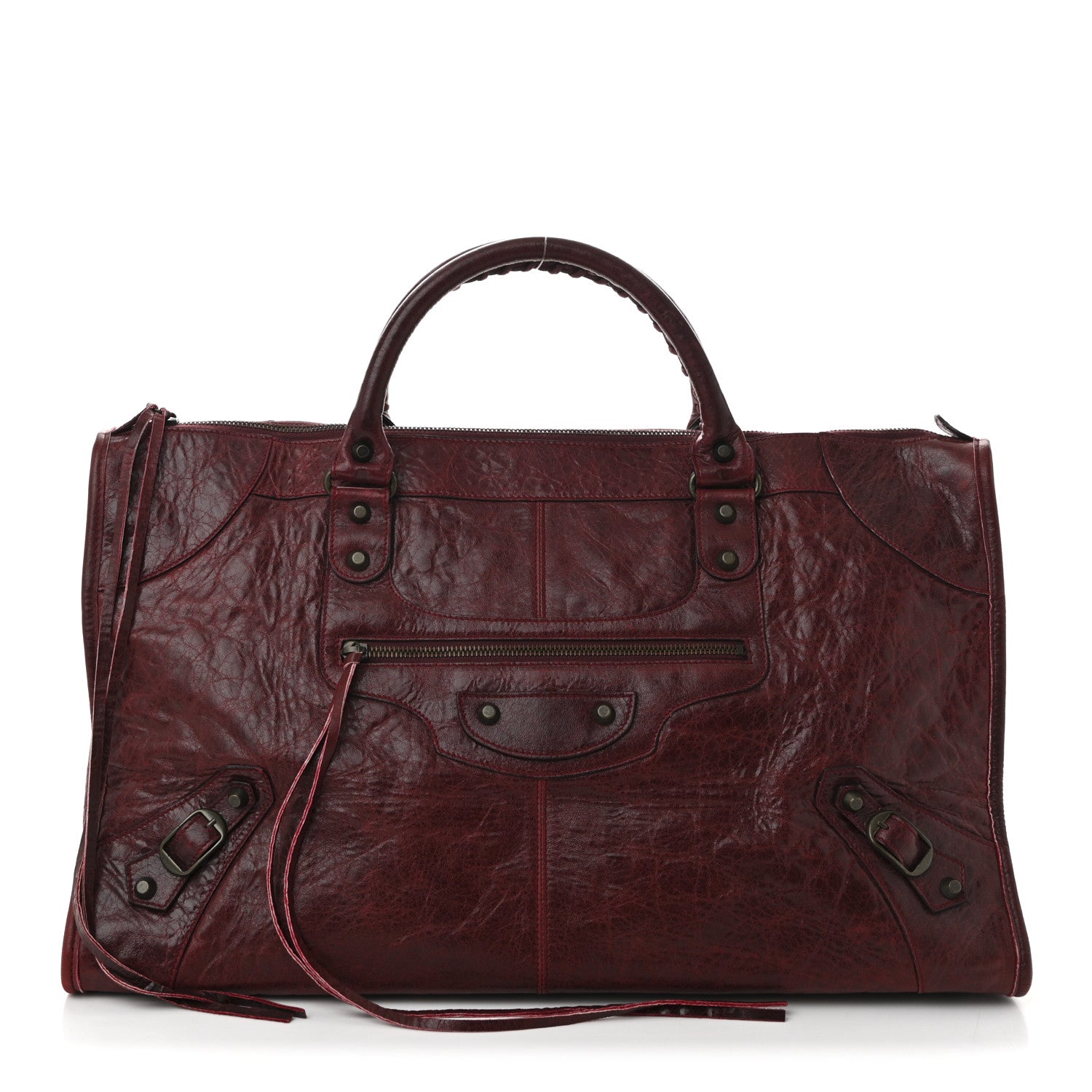 Balenciaga Agneau Classic Hardware Work Rouge Cerise 1 of 11