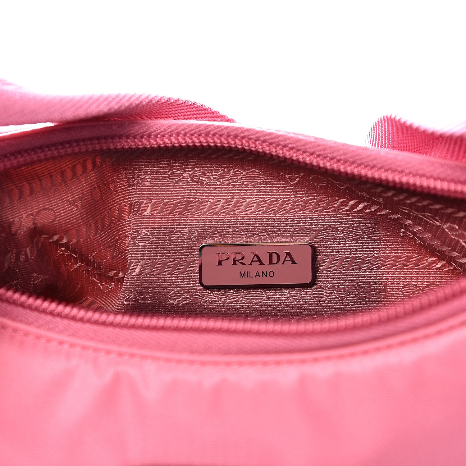 Prada Tessuto Nylon Mini Re-Edition 2000 Bag Begonia 5 of 8