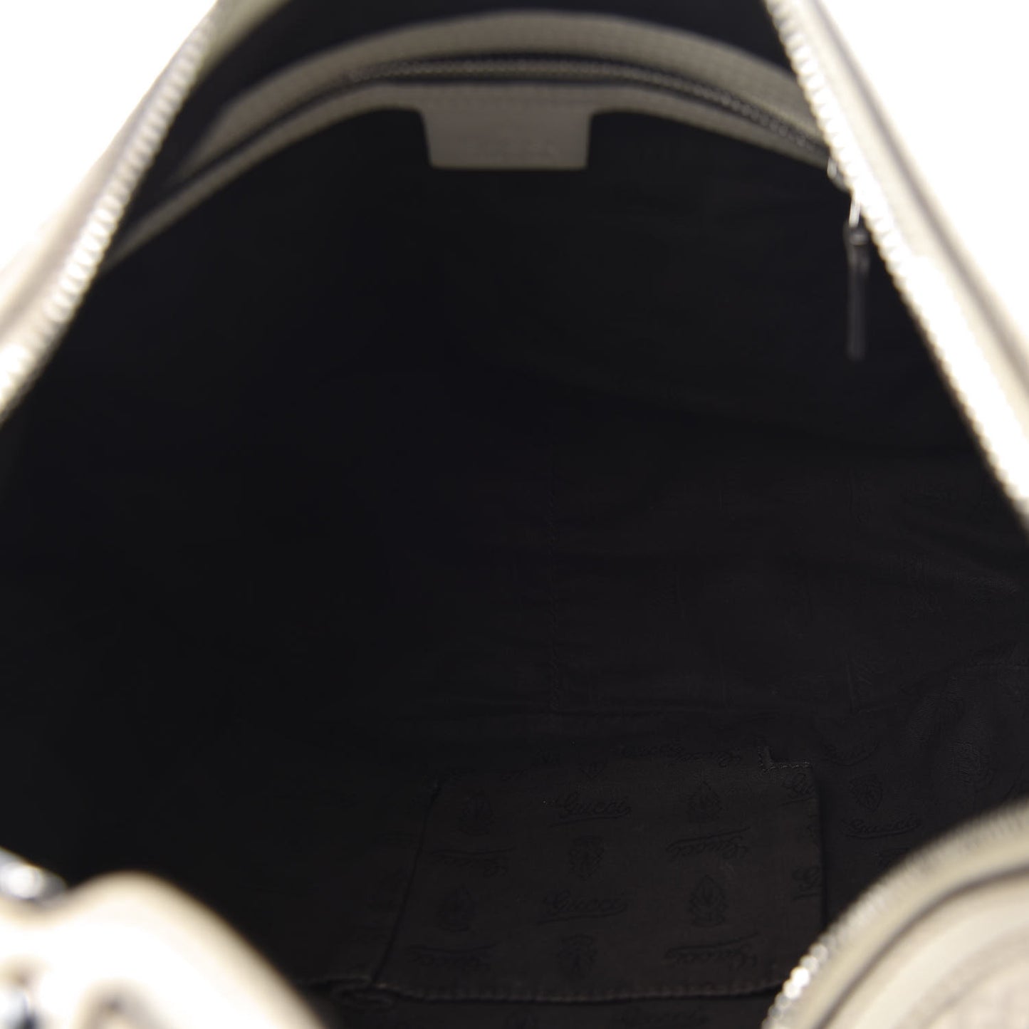 Guccissima Medium GG Twins Hobo Off White