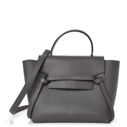 Celine Grained Calfskin Micro Belt Bag Grey 1 of 17