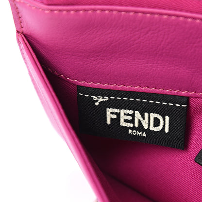 Fendi Snakeskin Tube Wallet on Chain Magenta 7 of 10