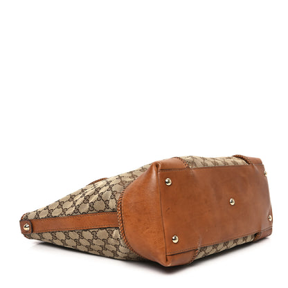 Gucci Monogram Medium Marrakech Tote Tan 4 of 12