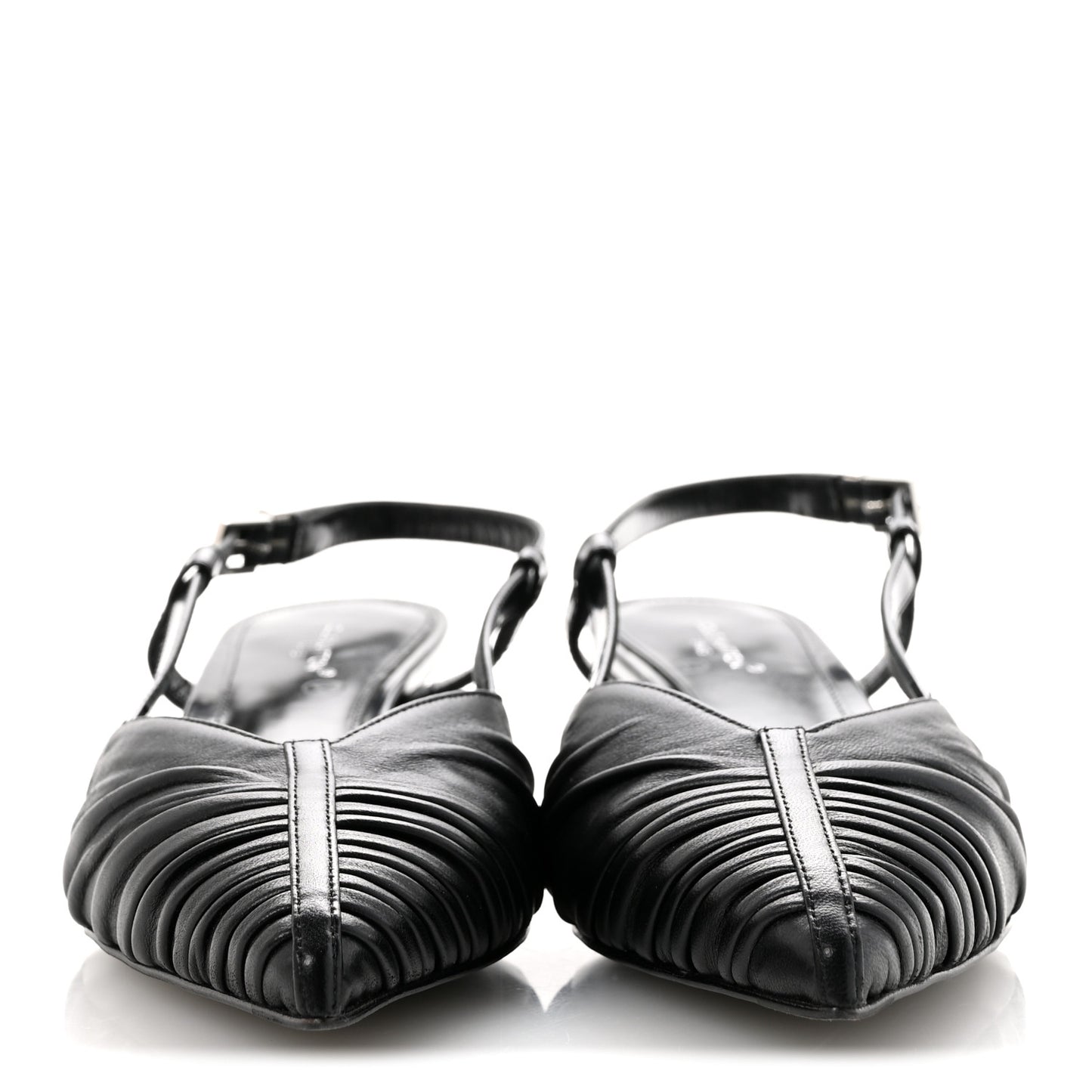 Calfskin Allure D'Orsay Slingback Pump 37.5 Black
