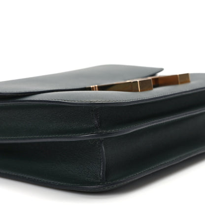 Hermes Swift Horseshoe Constance 24 Vert Anglais Gris Perle 16 of 23
