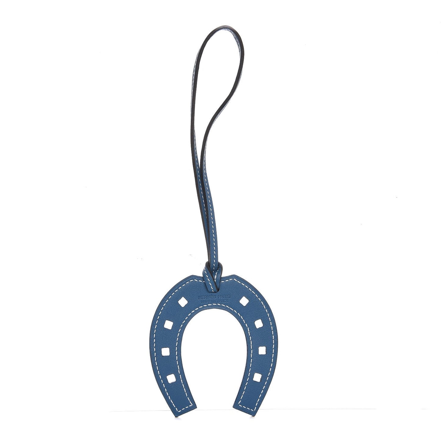 Swift Paddock Horseshoe Bag Charm Bleu Cobalt