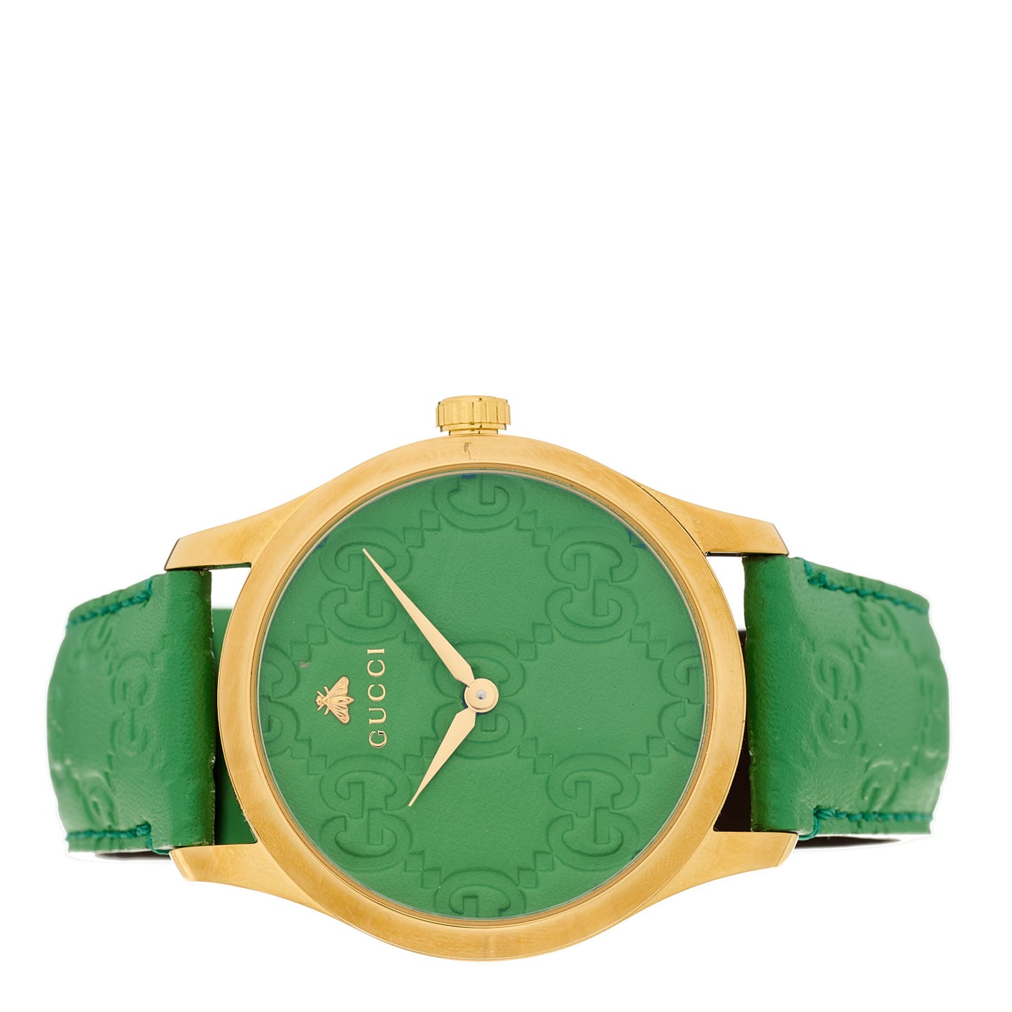 Stainless Steel Calfskin 38mm G-Timeless Quartz Watch Green