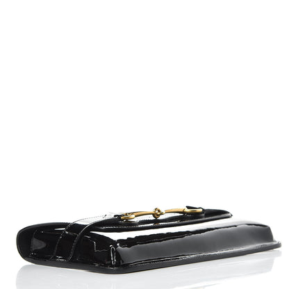 Gucci Patent Large Bright Bit Clutch Black 3 of 9