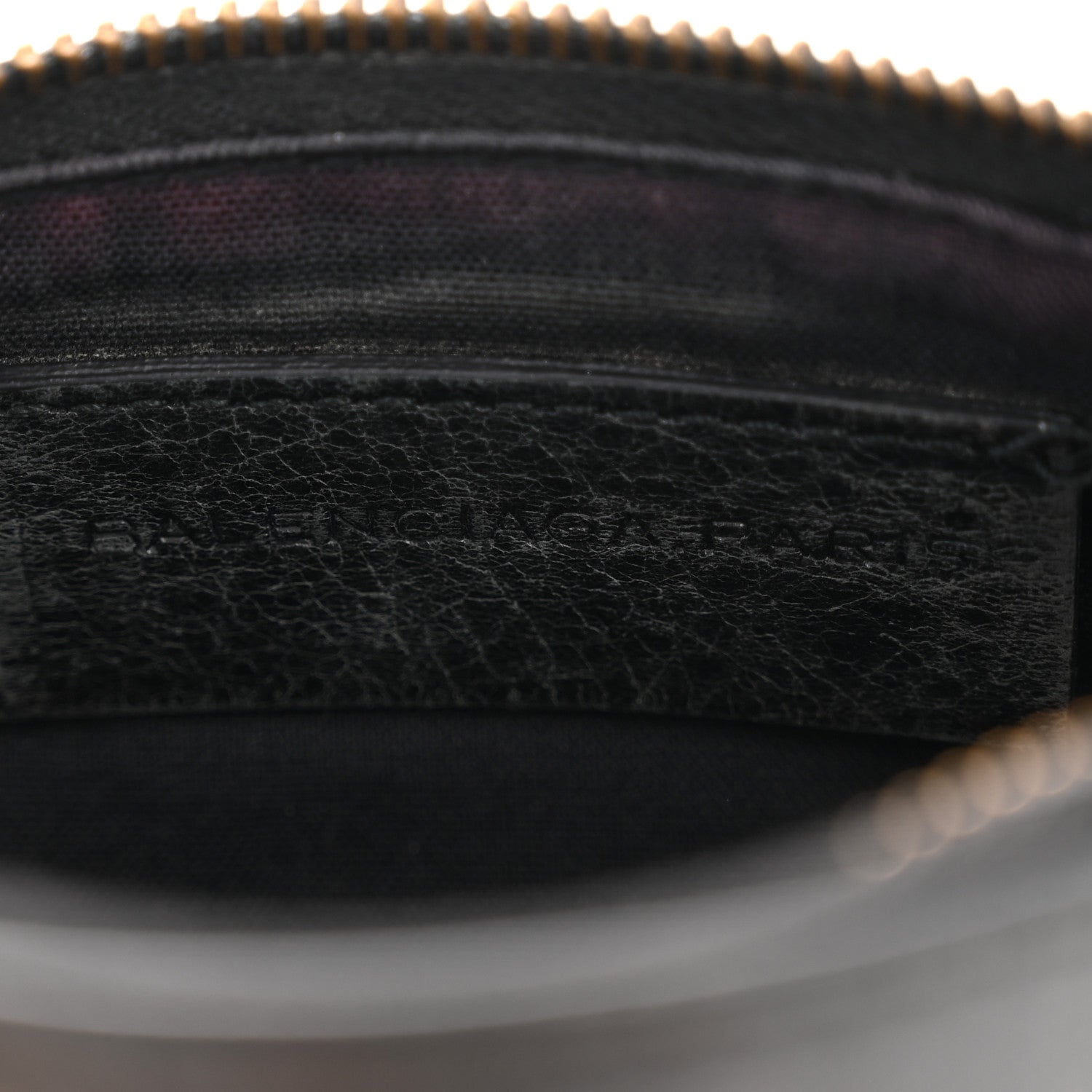 Balenciaga Agneau Classic Hardware M Porte-Monnaie Coin Purse Black 6 of 11