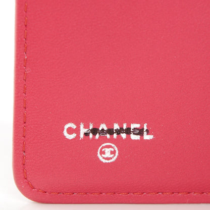 Chanel Lambskin Quilted Boy Large Zip Pocket Wallet Pink 11 of 11