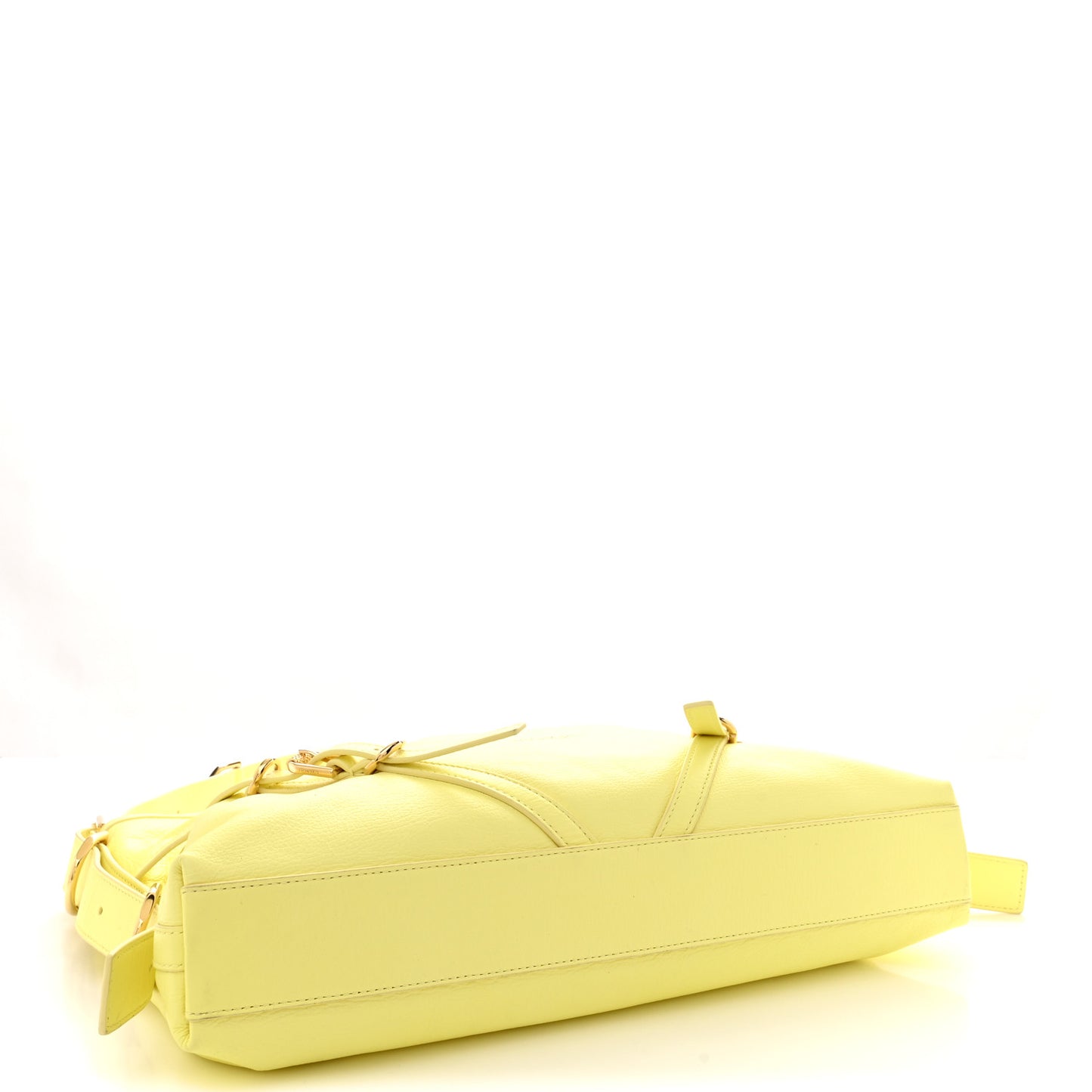 Calfskin Medium Voyou Bag Soft Yellow