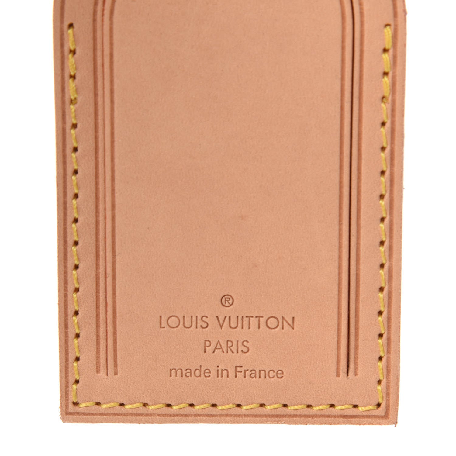 Louis Vuitton Vachetta Luggage Tag 3 of 3